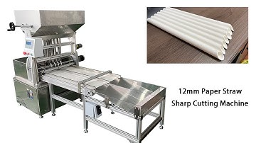 12mm 4 Layers Paper Straw Sharp Cutting Machine