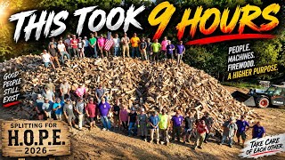 We Split 120+ Cords of Firewood in ONE DAY