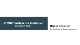 STM32 Touch Sense Controller Quick Start