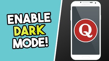 How To Enable Dark Mode On Quora!