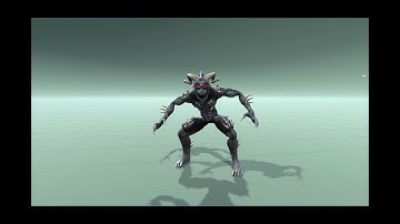 Galactic Creature 01 Animations Unity 01