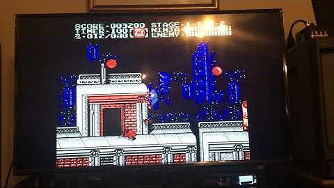 Ninja Gaiden 2 OSSC NES RGB