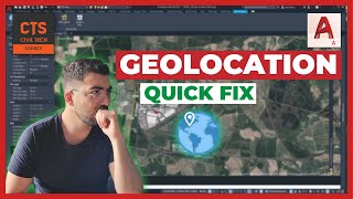 AutoCAD Geolocation - How to create quickly your site location plan screenshot 4