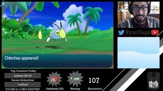 Shiny Chinchou via SOS in Pokemon Sun and Moon
Check out Twitch for more Shiny Hunting on our regular Livestreams!
Mon-Fri 6pm, Sat&Sun 1pm EST http://www.twitch.tv/RyanYags
Subscribe: http://www.youtube.com/channel/UCRa1u5LHoBrP32PTUpSXc2A?sub_confirmation=1
Twitter: http://www.twitter.com/RyanYags
Be sure to LIKE and Subscribe! Shiny Chinchou via SOS in Pokemon Sun and Moon