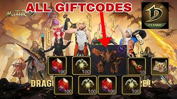 Dragon Nest M Classic & All 6 Giftcodes | 6 Free Codes Dragon Nest M Classic - How to Redeem