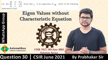Question 30 | CSIR NET MS June 2021 | Part B | Real  Analysis |Mathematics | By Prabhakar Sir