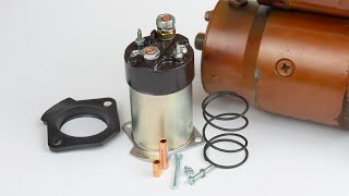 Atomic 4 - Installing a new solenoid on your late model Atomic 4 Delco starter.