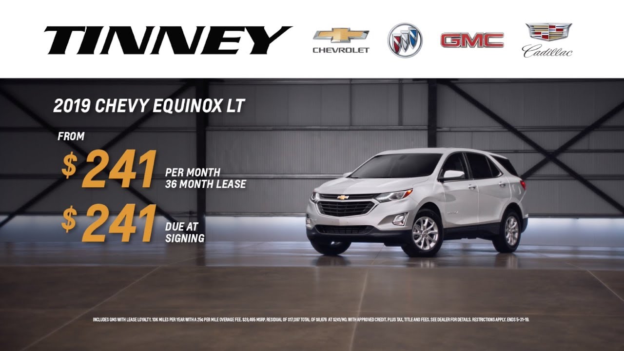 2019-chevy-equinox-lease-offer-with-rebates-at-tinney-youtube