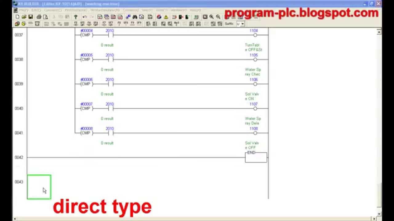 How To Create Keyence PLC Ladder Rotary Bottle Washing Machine YouTube
