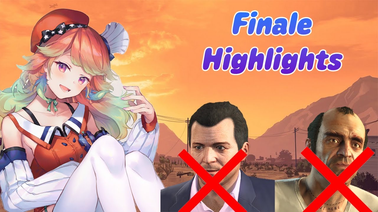 Takanashi Kiara's GTA V Finale Highlights【HololiveEN】
