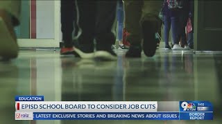 EPISD to consider job cuts