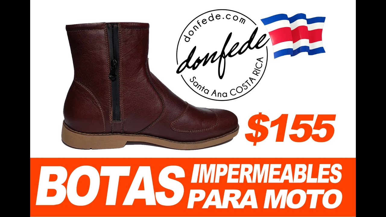 Botas de Cuero para Moto COSTA RICA 🎌 FEDE