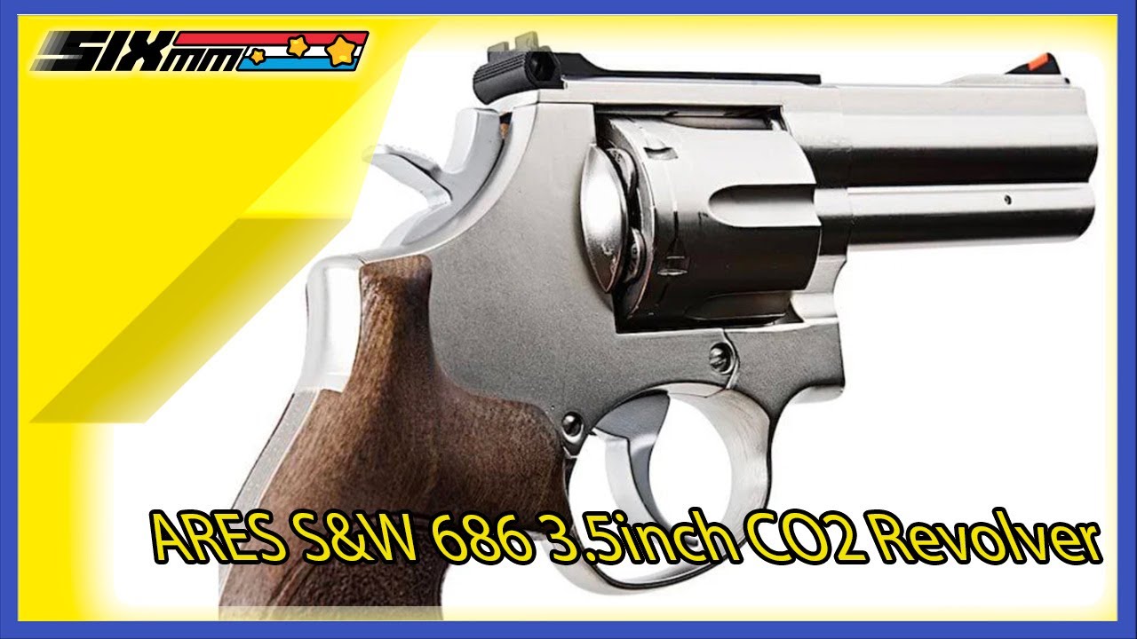 [ARES] S&W 686 3.5inch CO2 Revolver [SV] - YouTube
