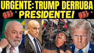 🚨 URGENTE_ TRUMP DERRUBA O SISTEMA! LULA EM CHOQUE COM ESCÂNDALO QUE PARA O BRASIL!