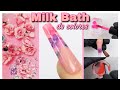 Milk Bath Nails/ Uñas baño de leche de Colores 💅🏻 💛🧡💗💜💚💙