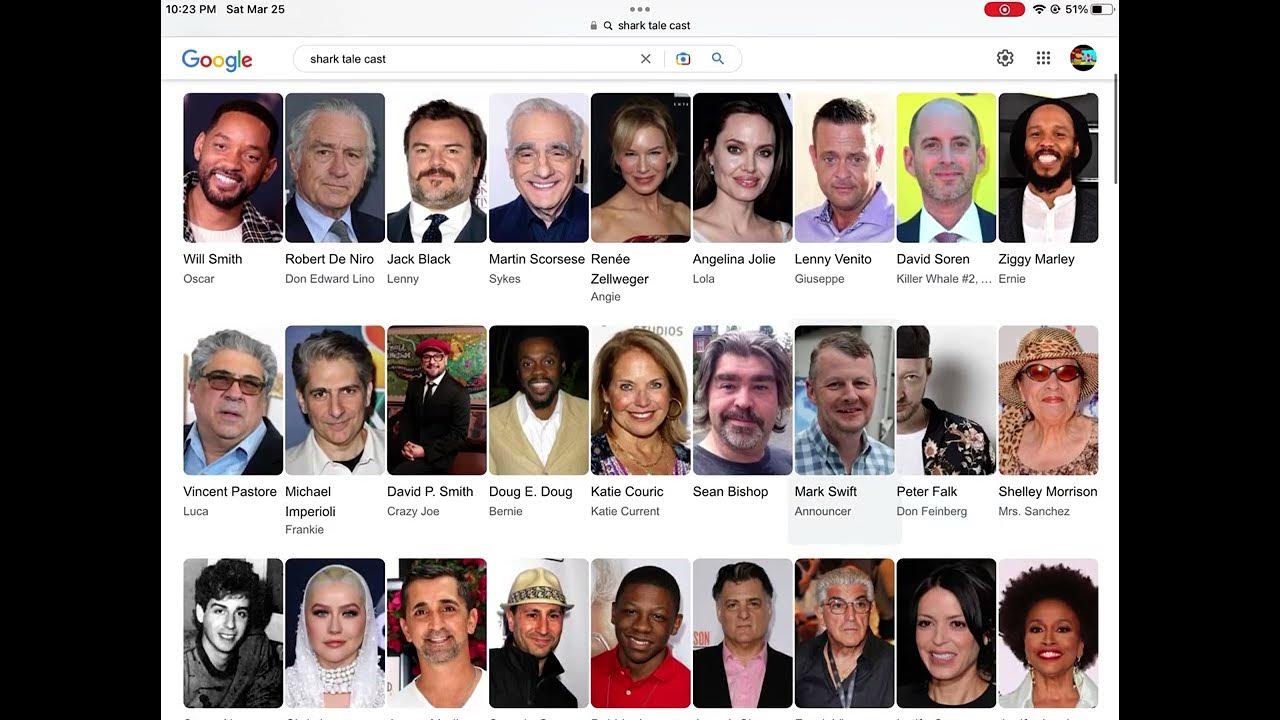 DreamWorks Shark Tale Voice Cast - YouTube