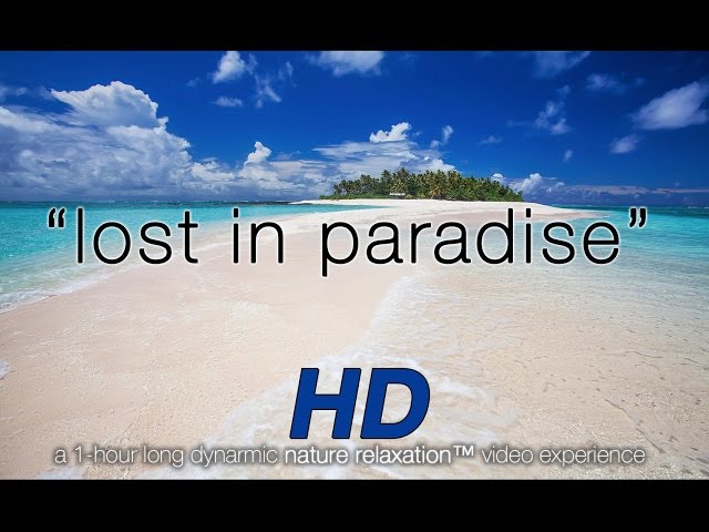 Lost in Paradise (Just Nature Sounds) Fiji Relaxation Video 1080p HD class=