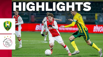 Highlights ADO Den Haag - Jong Ajax | Keuken Kampioen Divisie
