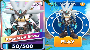 Sonic Dash - New Character Update: Ragnarök Silver (android, ios) gameplay