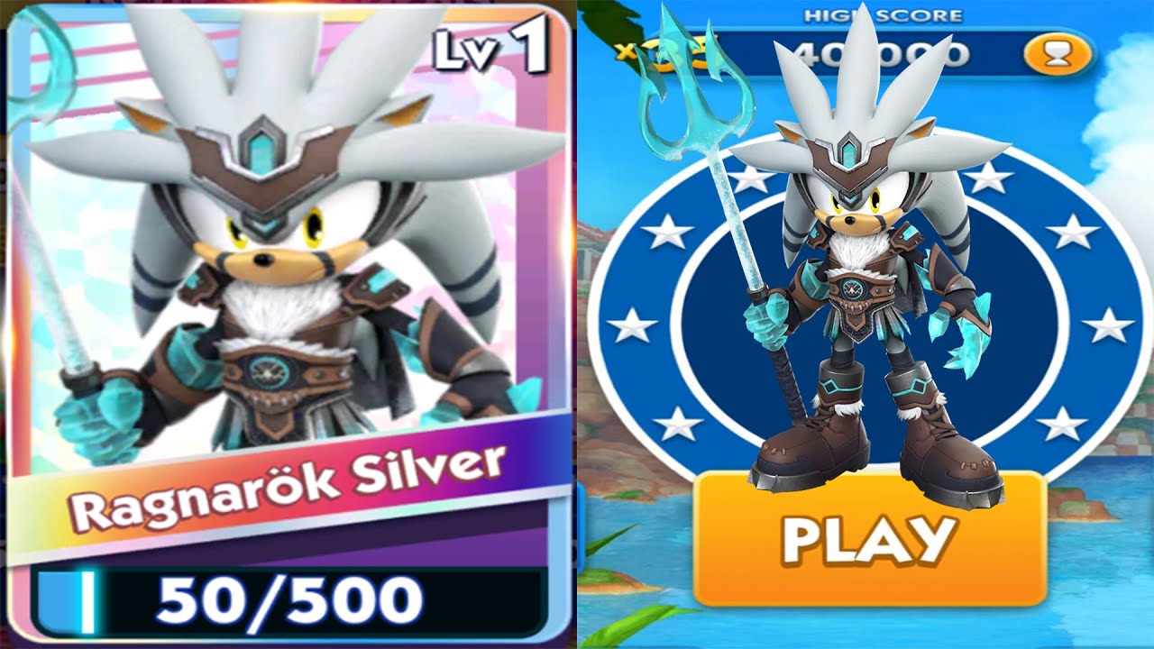 Sonic Dash - Обновление с новым персонажем: Рагнарёк Сильвер (Android, iOS) геймплей