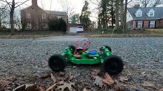 Test drive of the Tarmo4 (3d printed RC car)