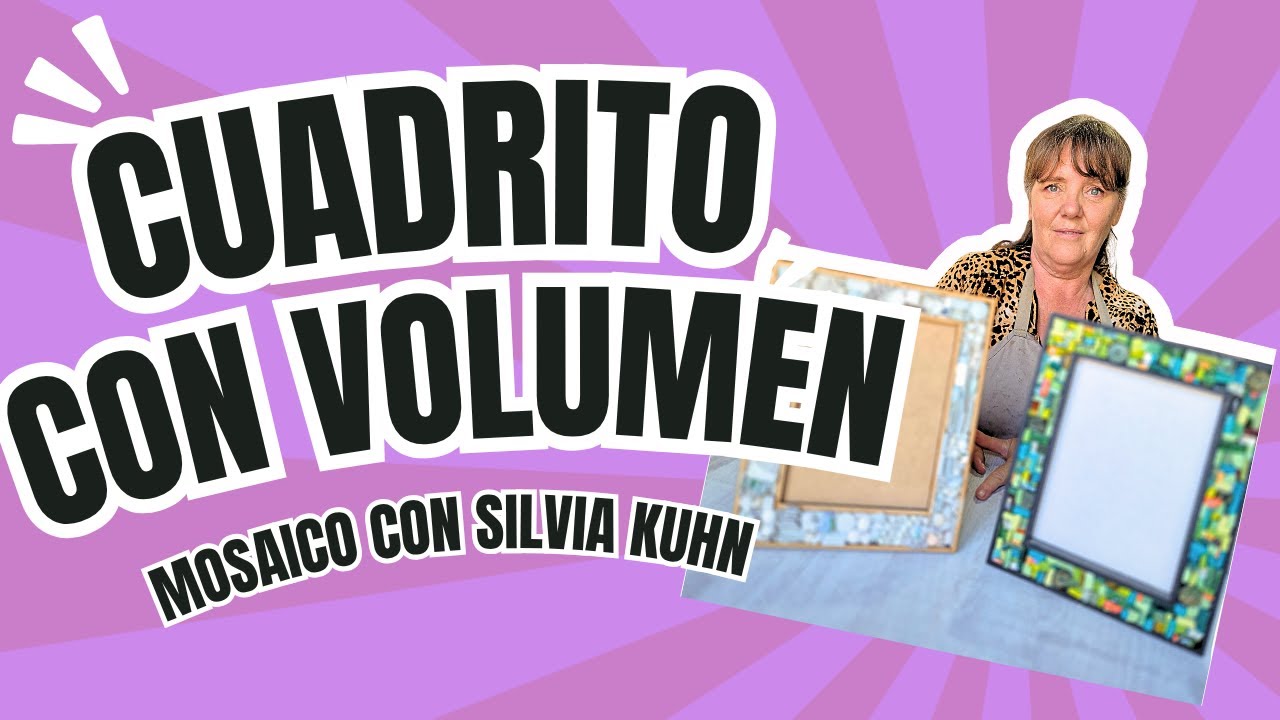 Mosaico con volumen y sin empastinado🤩