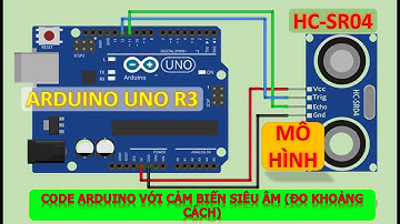Cảm biến SIÊU ÂM HC SR-04 với Arduino Uno R3 |Arduino