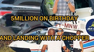 KRG THE DON SPENDS 5 million Ksh ON HIS BIRTHDAY 😱😱😱😱LANDS WITH A CHOPPER