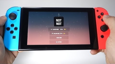 Not Not - A Brain Buster Nintendo Switch gameplay