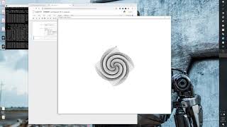 How to draw a spiral out of squares with python turtle