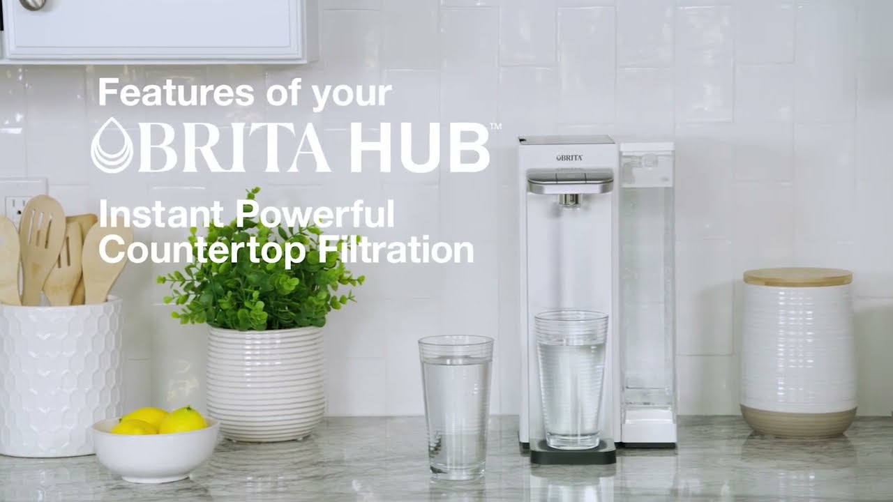 Hamilton Beach Brita Hub Instant Powerful Countertop Water Filtration  System WHITE 87340 - Best Buy