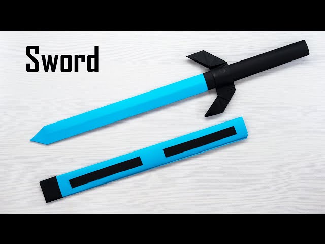 Easy Origami Tutorial for a Stunning Paper Sword class=