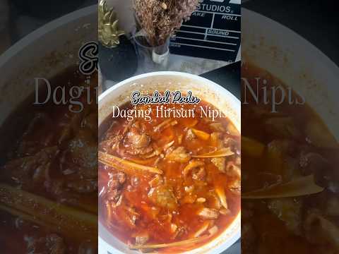 Cara Masak Sambal Daging Hirisan Nipis Paling Padu & Lembut! 🥩🔥 #shorts #food #cooking