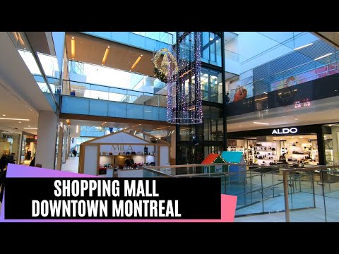 Video: Mall Perbelanjaan Montreal (Centres d'Achat)