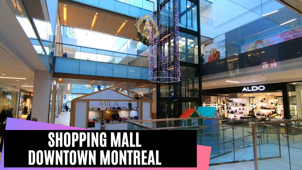 Popular Shopping Mall in Downtown Montreal / Centre Eaton de Montréal