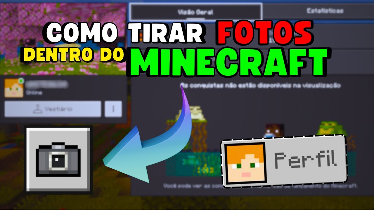 COMO TIRAR FOTOS ou PRINTS dentro do MINECRAFT BEDROCK (NOVA FUNÇÃO) 📸 ...