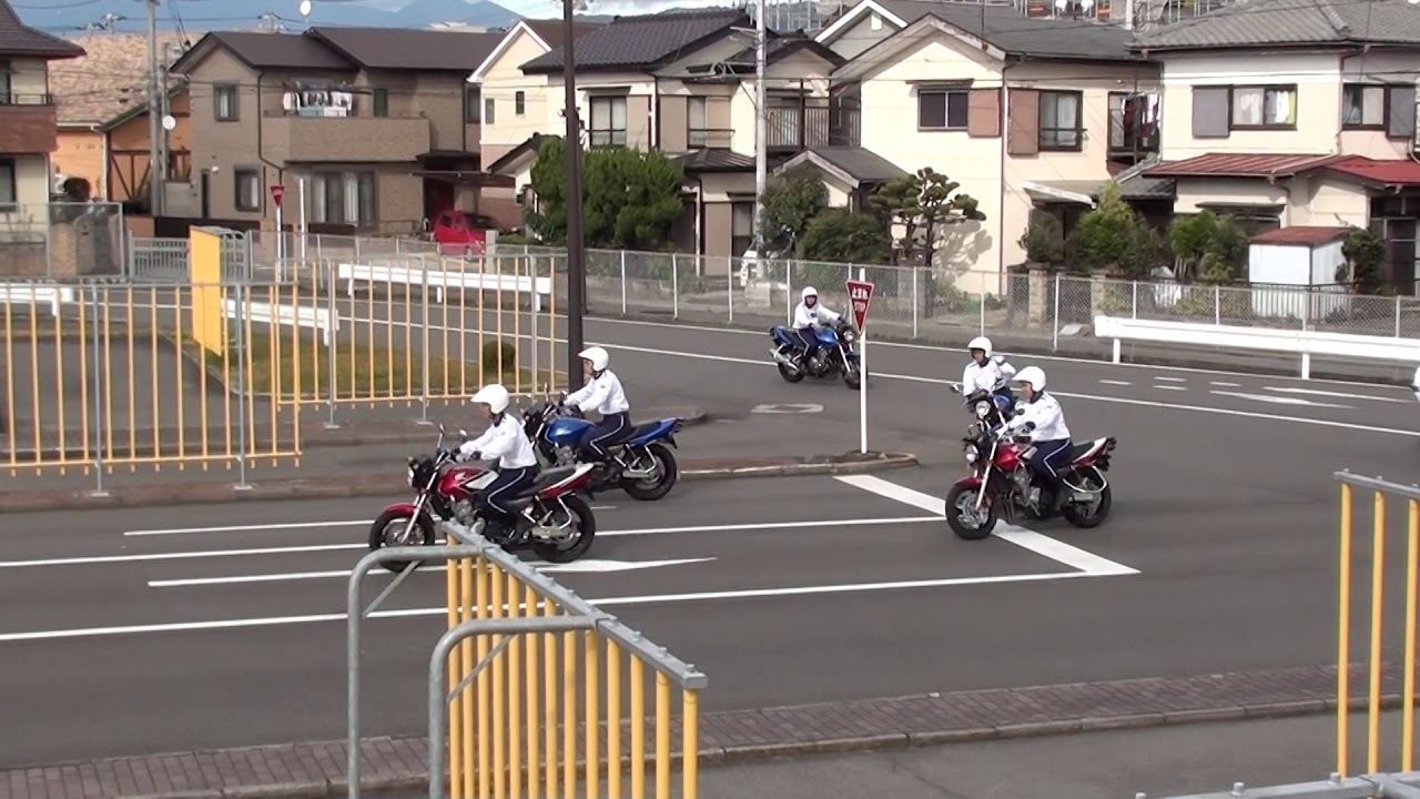 8 湘南鴨宮自動車学校17二輪デモ走行 From The Slope Youtube