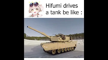 Hifumi Drives A Tank Be Like Blue Archive 
