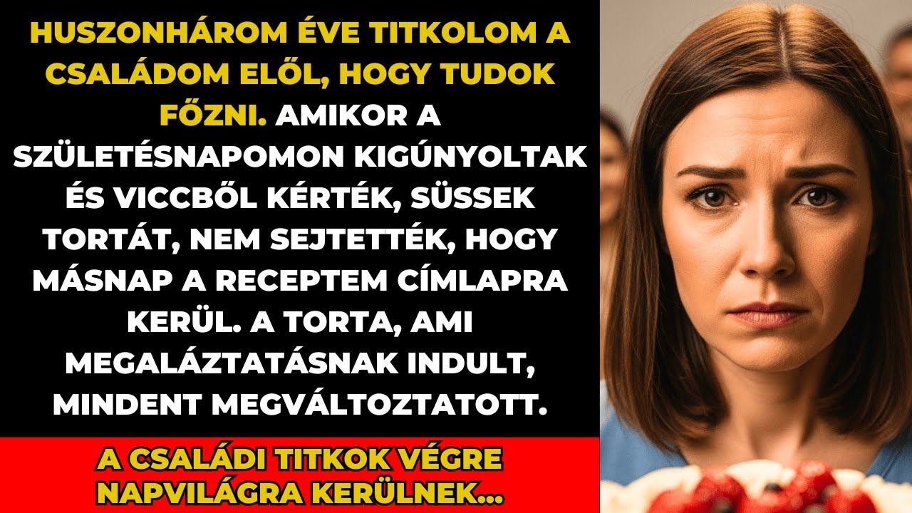 A születésnapomon csak viccből kértek, süssek tortát – másnap a receptem újság címlapra került