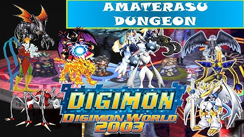 Digimon World 2003 Gameplay - Amaterasu Dungeon