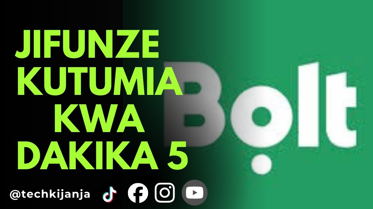 Bolt Kwa Mara ya Kwanza? Tazama Hii Kwanza