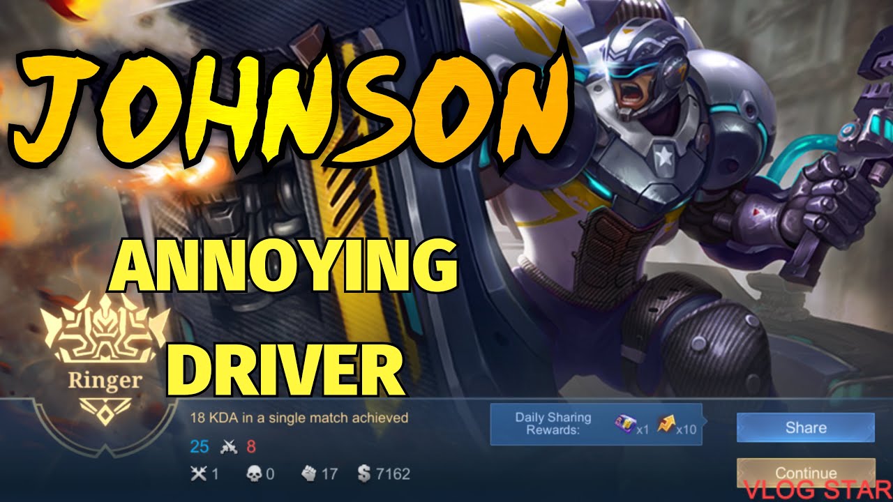 JOHNSON BEST BUILD 2022 | GAMEPLAY | MOBILE LEGENDS | MAKJAMJOM - YouTube