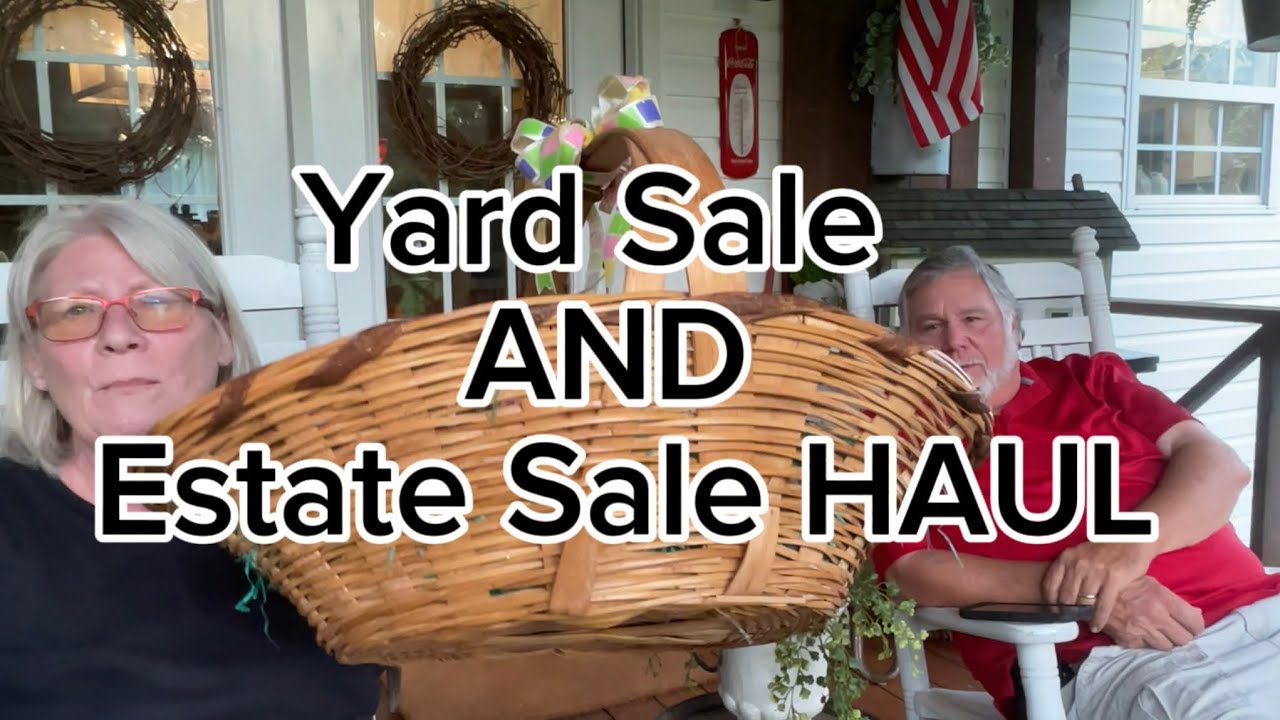 Yard Sale AND A Estate Sale/ Plus Haul - YouTube