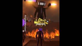 Large Tv Man Vs Shadow Tv Man