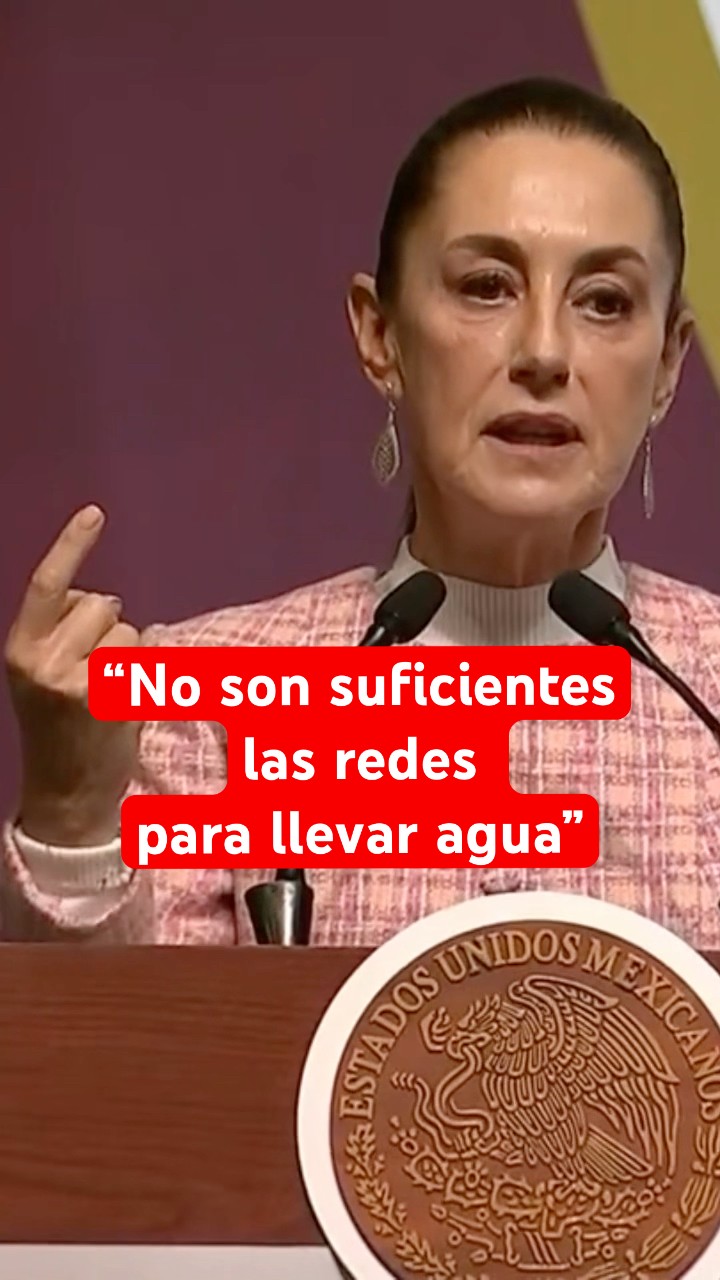 Sheinbaum presenta plan para mejorar acceso al agua potable en México #shorts