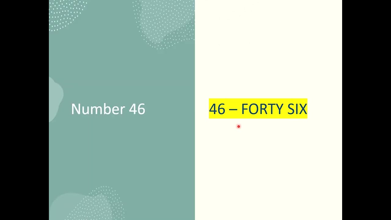 Number Names 41 to 50 | Learn Number Names from 41 to 50 | Kids Educational Video41 to 50 Number Nam