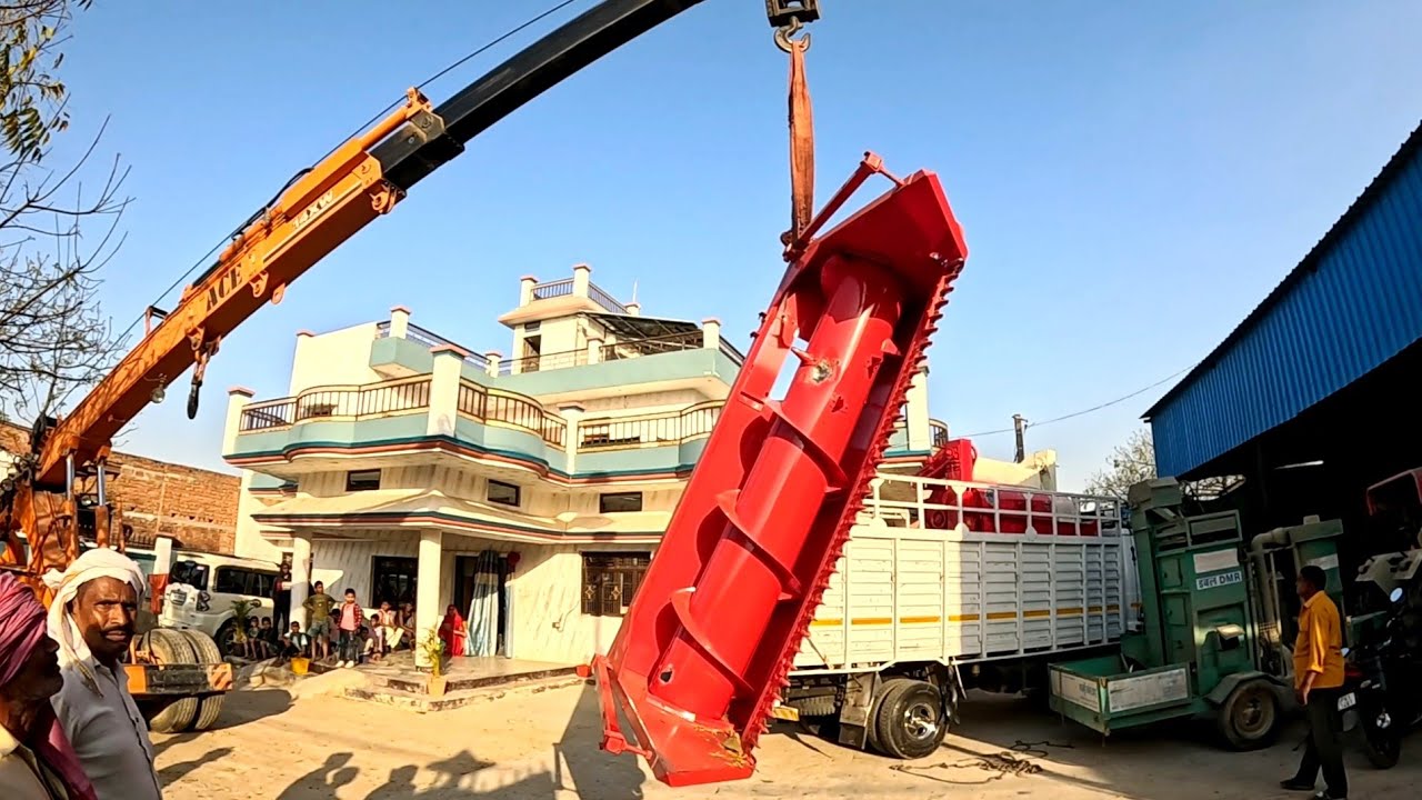 Satnam 650 Mini combined horvester #satnam650 #shail_indian 