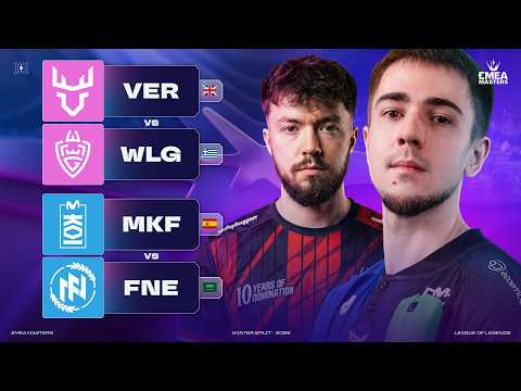 🔴WLGaming Esports vs Verdant🔴Movistar KOI Fénix vs FN Esports🔴EMEA MASTERS WINTER 2026🔴