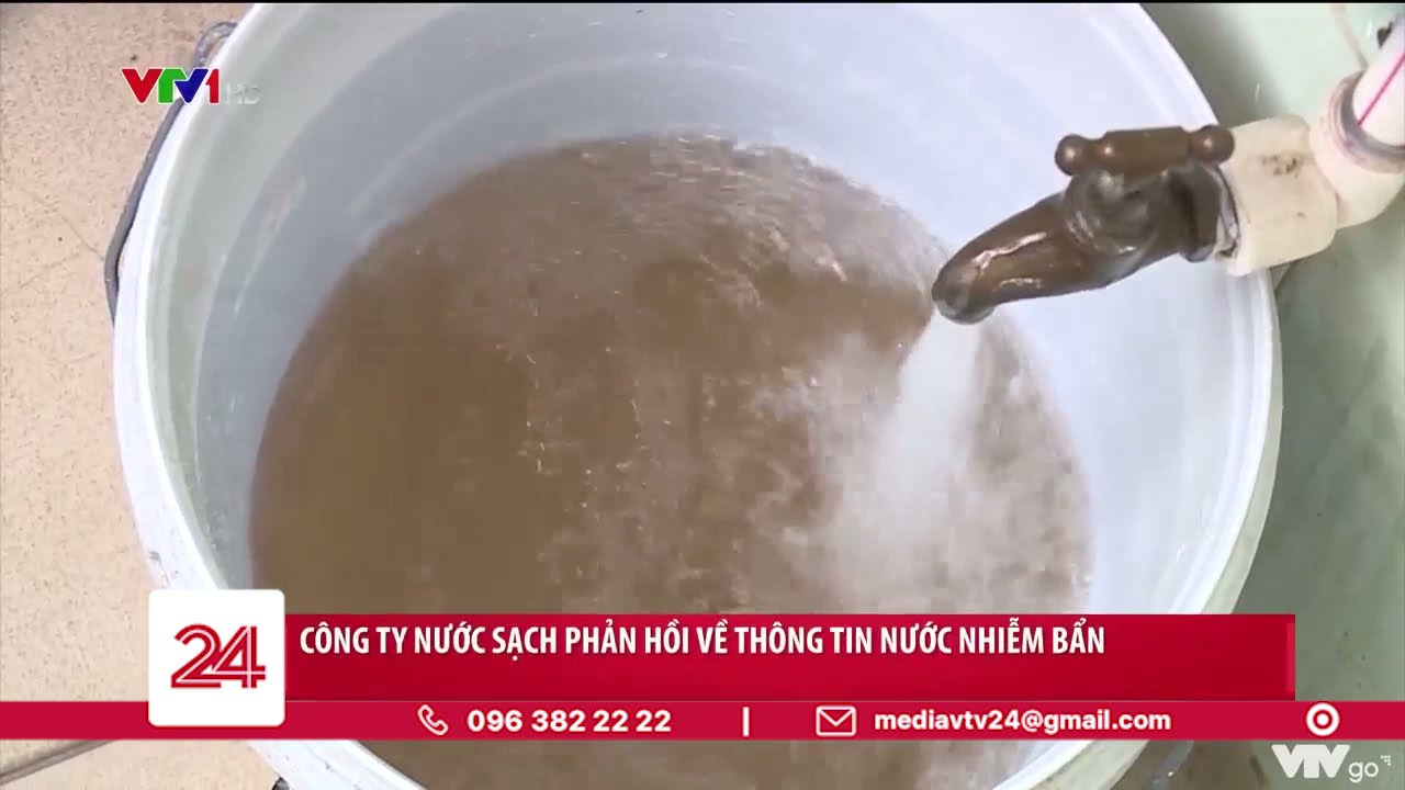 Công ty nước sạch nói gì về thông tin nước nhiễm bẩn?... - youtube
