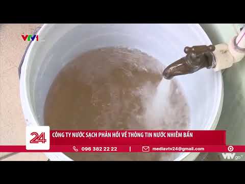 Video Công ty nước sạch nói gì về thông tin nước nhiễm bẩn?... - youtube